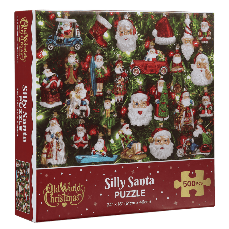 Old World Christmas Silly Santa Puzzle