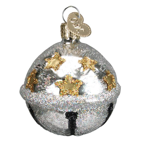 Old World Christmas Silver Jingle Bell Ornament