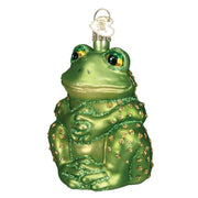 Old World Christmas Sitting Frog Ornament