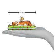 Old World Christmas Sleepy Corgi Ornament