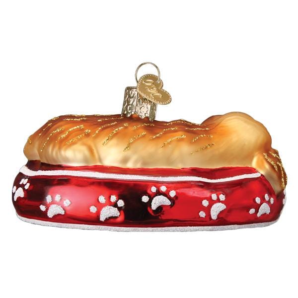 Old World Christmas Sleepy Golden Retriever Ornament