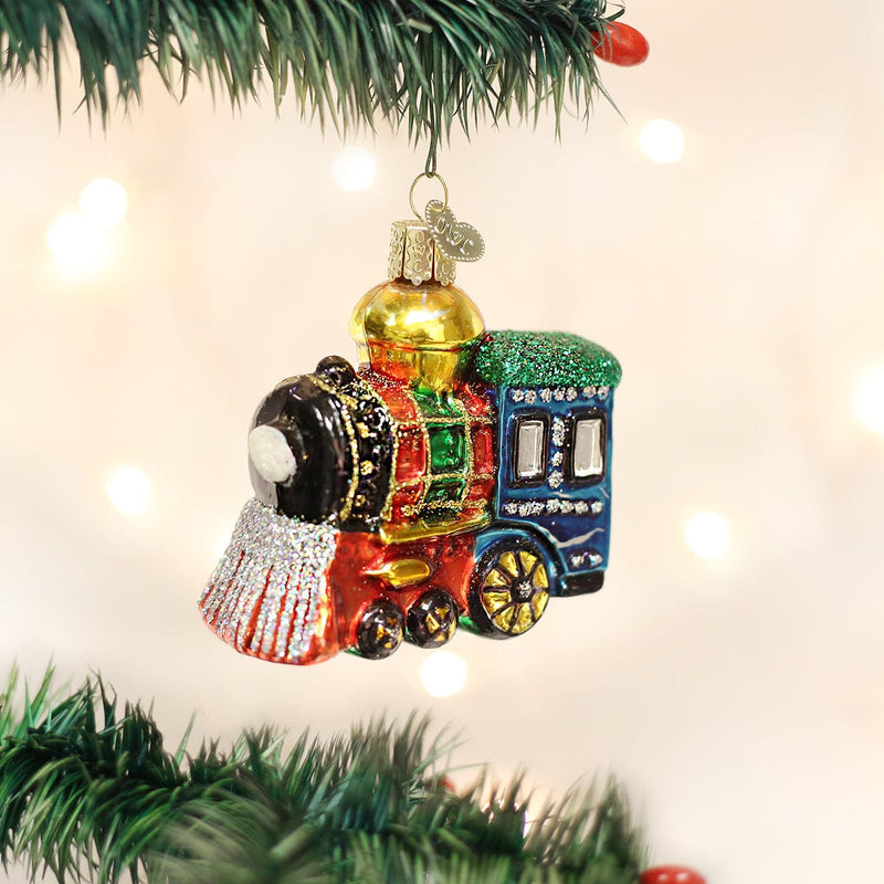 Old World Christmas Small Locomotive Ornament