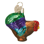 Old World Christmas Small Rooster Ornament