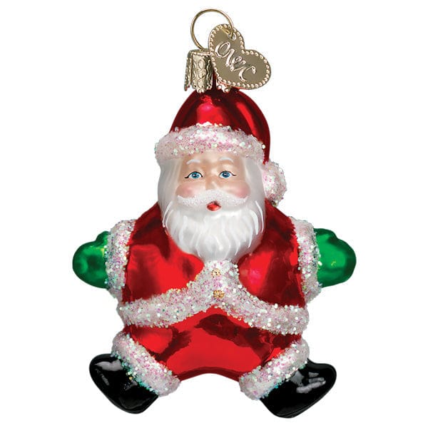 Old World Christmas Small Silly Santa Ornament