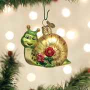 Old World Christmas Smiley Snail Ornament
