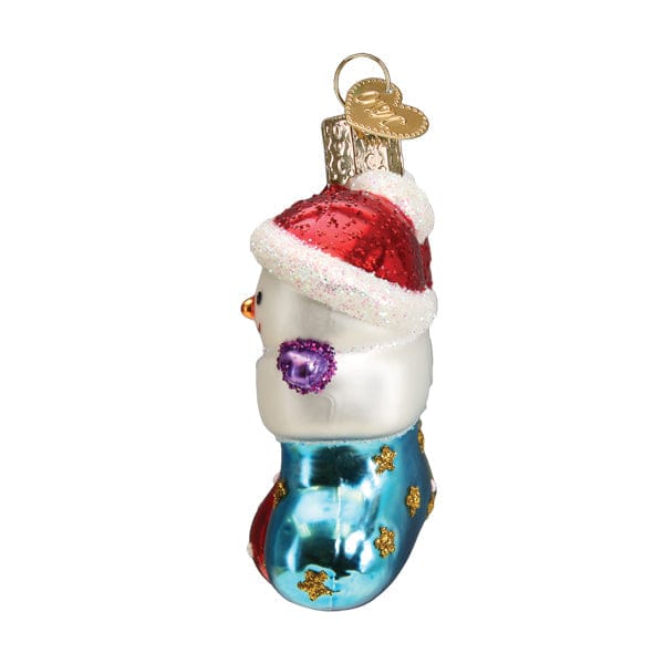 Old World Christmas Snow Family Of 5 Ornament