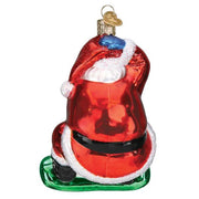 Old World Christmas Snowboarding Santa Ornament