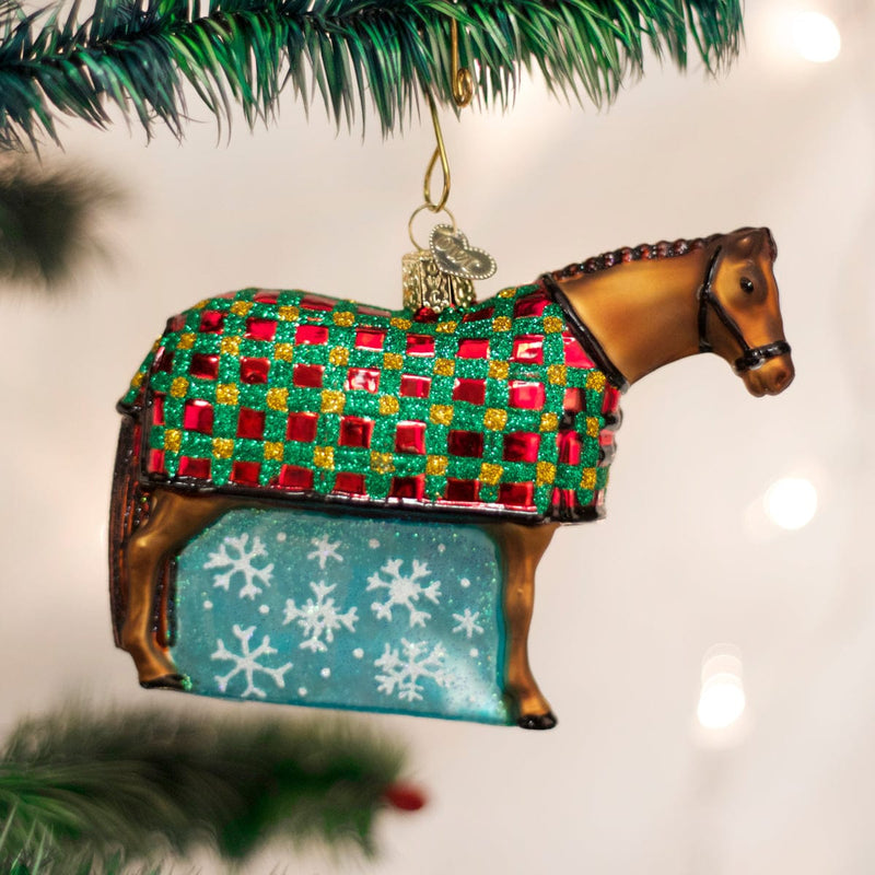 Old World Christmas Snowflake Horse Ornament