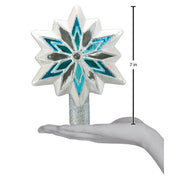 Old World Christmas Snowflake Tree Top