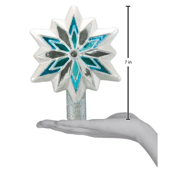 Old World Christmas Snowflake Tree Top
