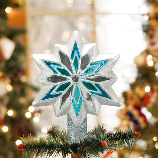 Old World Christmas Snowflake Tree Top