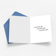 Old World Christmas Snowman Christmas Card