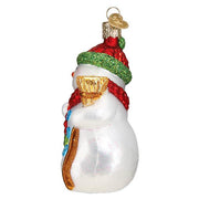 Old World Christmas Snowman With Broom Ornament