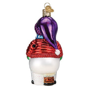 Old World Christmas Snowman With Crutches Ornament