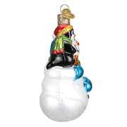 Old World Christmas Snowman With Penguin Pal