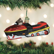 Old World Christmas Snowmobile Ornament