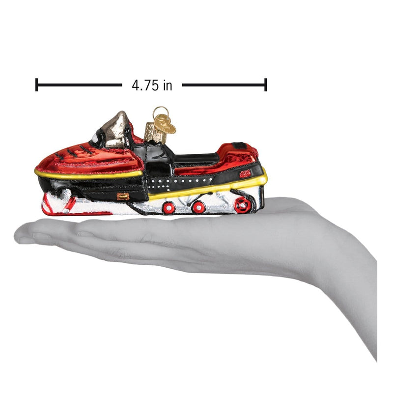 Old World Christmas Snowmobile Ornament