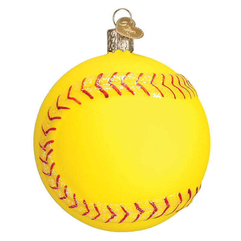 Old World Christmas Softball Ornament