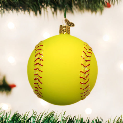 Old World Christmas Softball Ornament