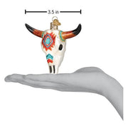 Old World Christmas Southwestern Steer Skull Ornament