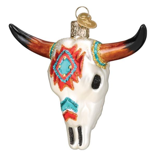 Old World Christmas Southwestern Steer Skull Ornament