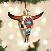 Old World Christmas Southwestern Steer Skull Ornament