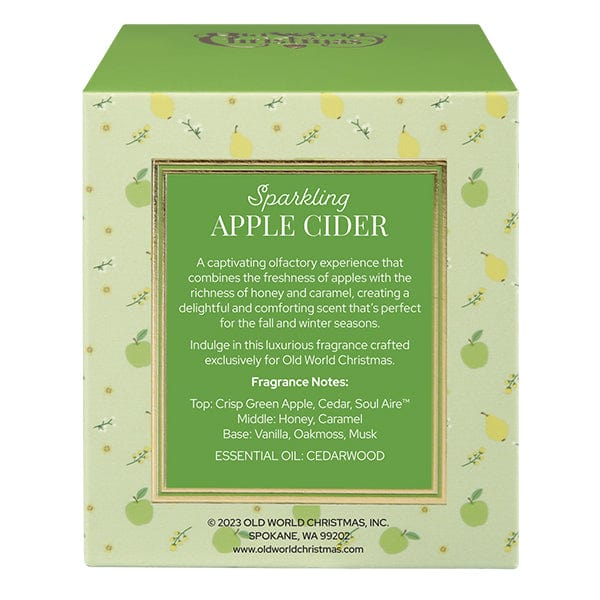 Old World Christmas Sparkling Apple Cider Candle