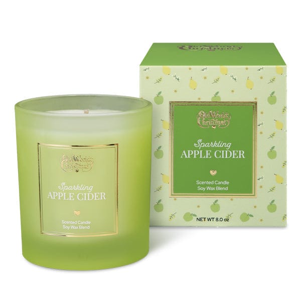 Old World Christmas Sparkling Apple Cider Candle