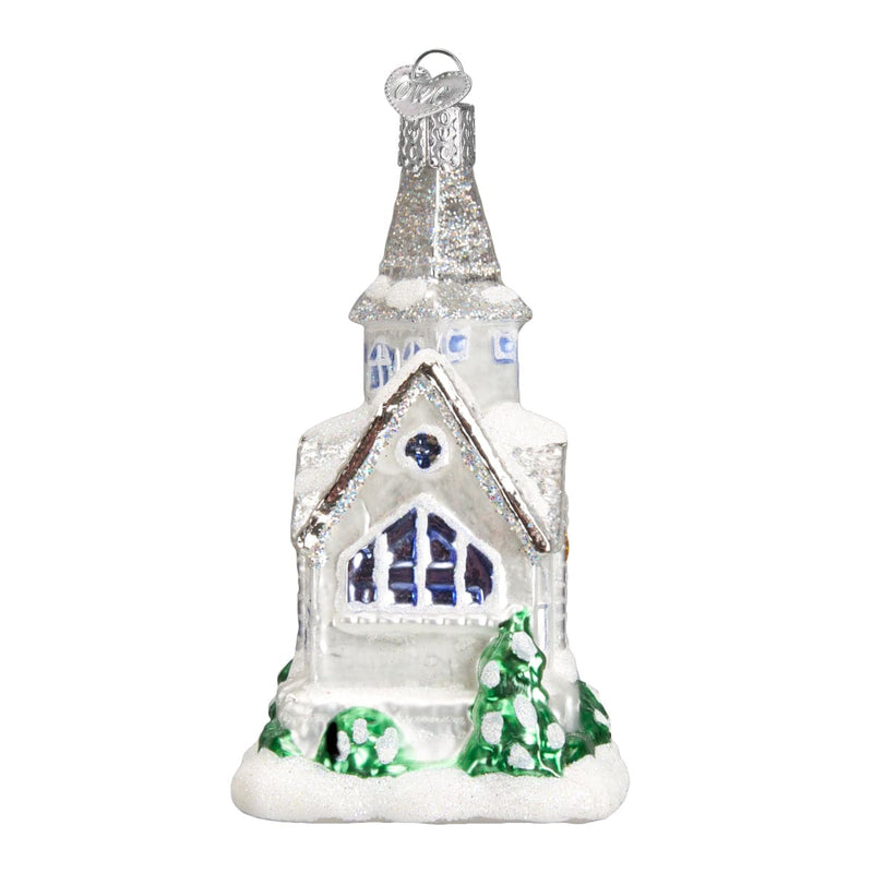 Old World Christmas Sparkling Cathedral Ornament