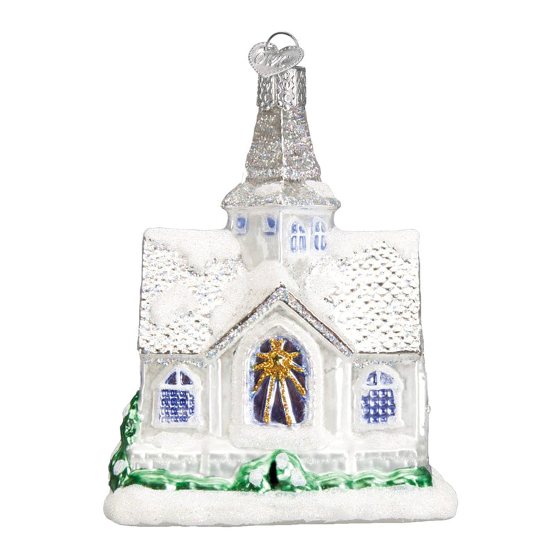 Old World Christmas Sparkling Cathedral Ornament