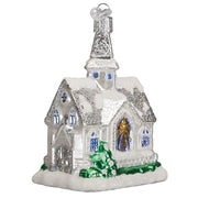 Old World Christmas Sparkling Cathedral Ornament
