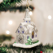 Old World Christmas Sparkling Cathedral Ornament