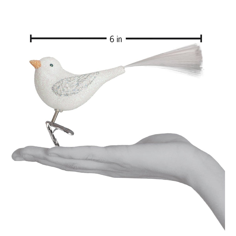 Old World Christmas Sparkling Snowbird Ornament