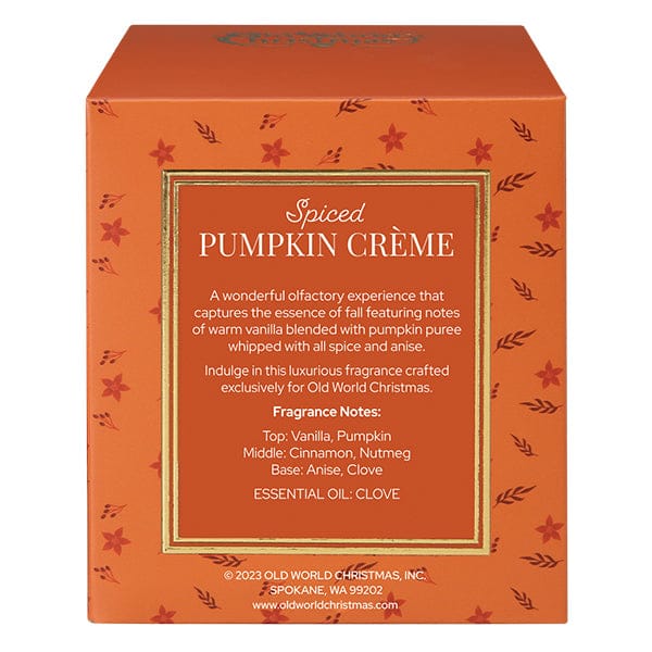 Old World Christmas Spiced Pumpkin Creme Candle