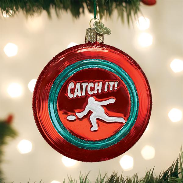 Old World Christmas Sports Disc Ornament
