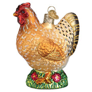 Old World Christmas Spring Chicken Christmas Ornament