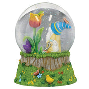Old World Christmas Spring Garden Gnome Snow Globe