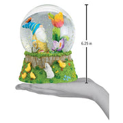 Old World Christmas Spring Garden Gnome Snow Globe