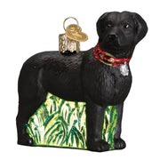 Old World Christmas Standing Black Lab Ornament
