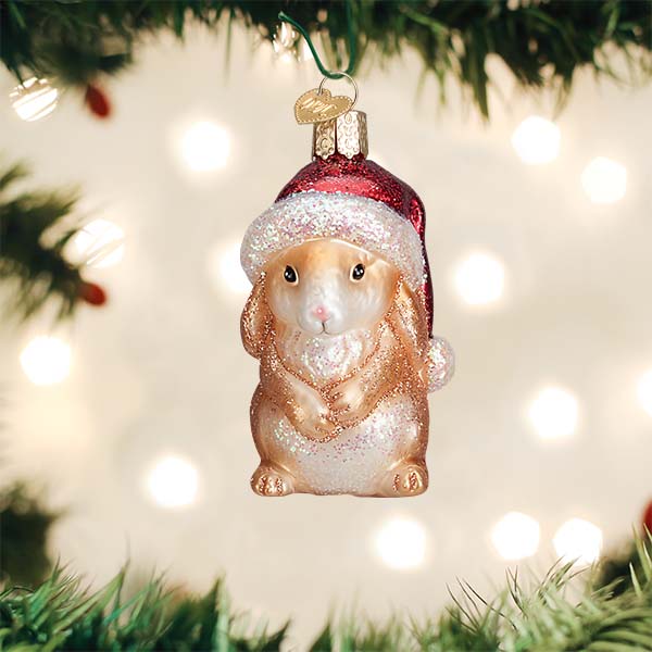 Old World Christmas Standing Christmas Bunny Ornament