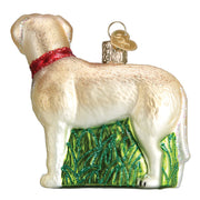 Old World Christmas Standing Yellow Lab Ornament