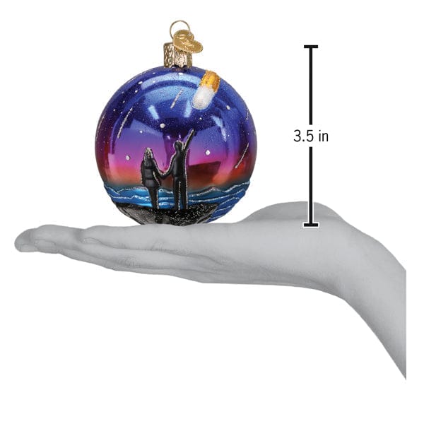 Old World Christmas Stargazed Round Ornament