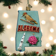 Old World Christmas State Of Alabama Ornament