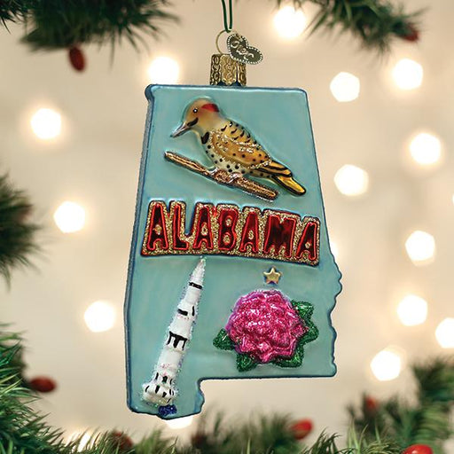 Old World Christmas State Of Alabama Ornament