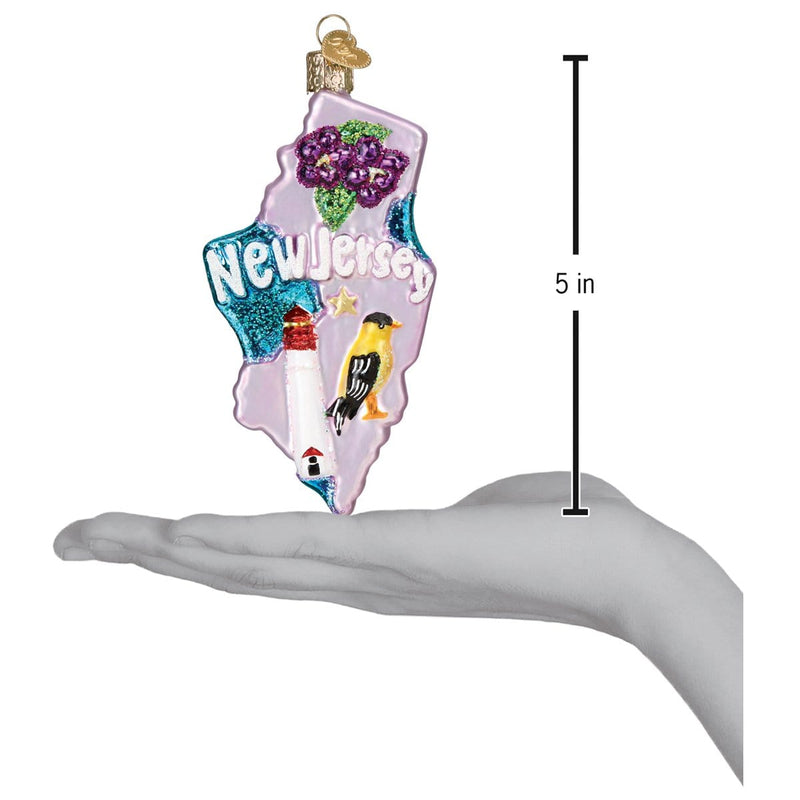 Old World Christmas State Of New Jersey Ornament