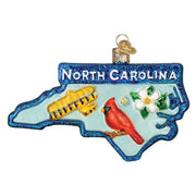 Old World Christmas State Of North Carolina Ornament