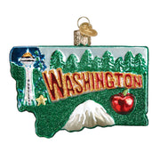 Old World Christmas State Of Washington Ornament