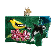 Old World Christmas State Of Washington Ornament