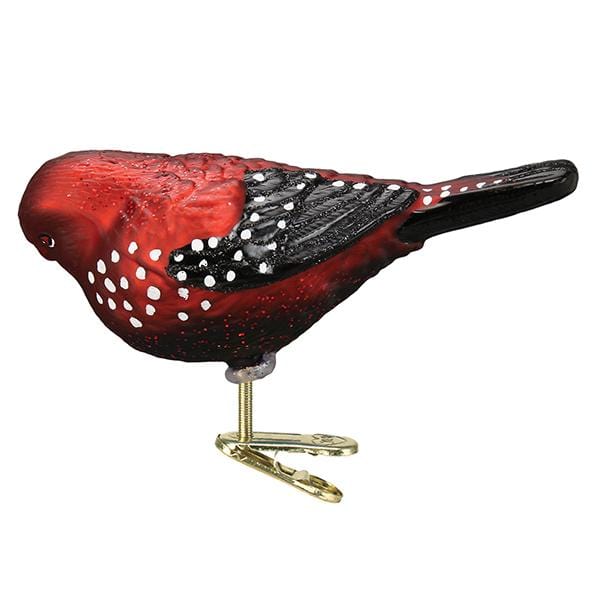 Old World Christmas Strawberry Finch Ornament