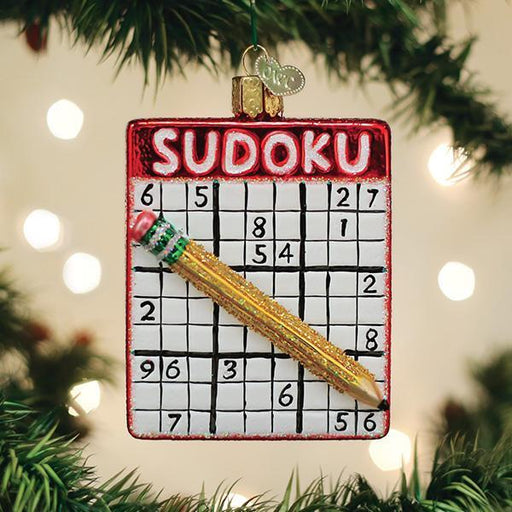 Old World Christmas Sudoku Ornament